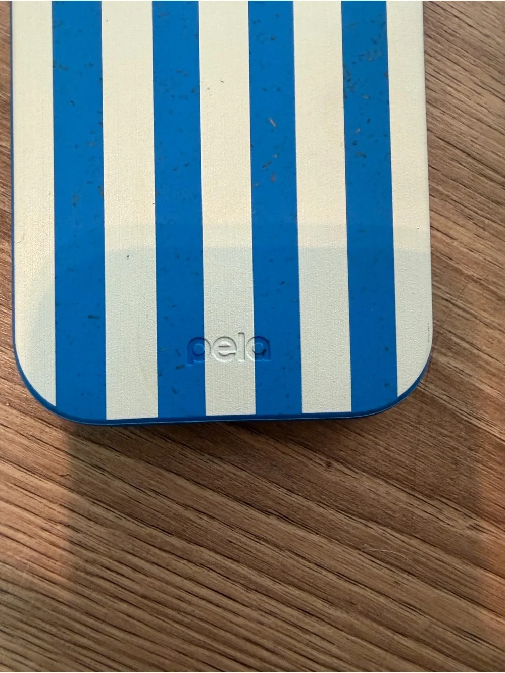 Blue & Butter Yellow Stripe iPhone 17 pro Case